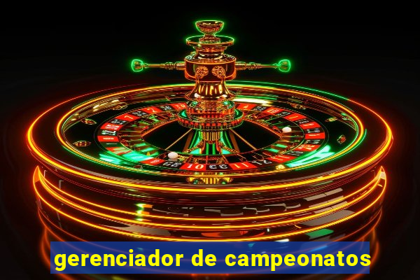 gerenciador de campeonatos